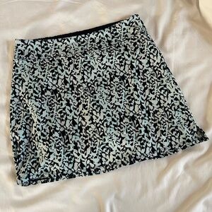 Women's Tranquility Skort Golf Tennis Skirt XS Black Light Blue